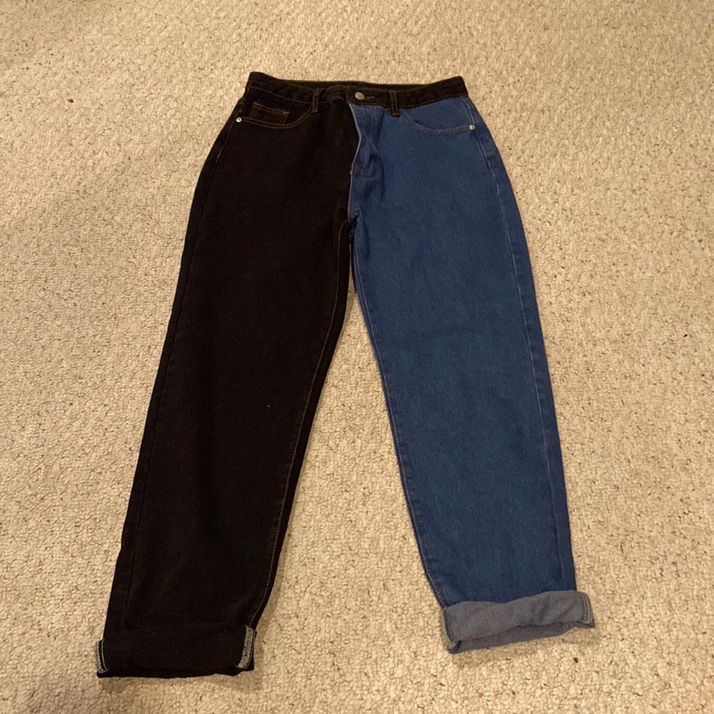 NBW Half and half jeans